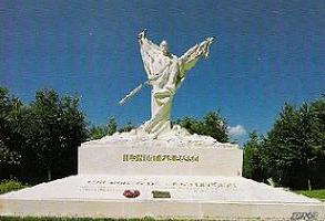 One of several memorials at Verdun