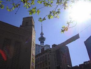 Sky Tower in background